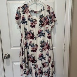 White Floral Dress